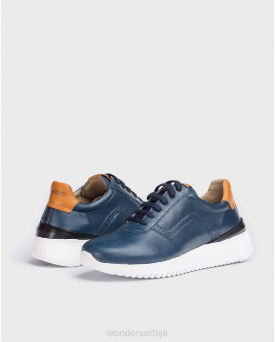 марино патике од перфориране коже мушкарци Wonders 2NZV359 обућа